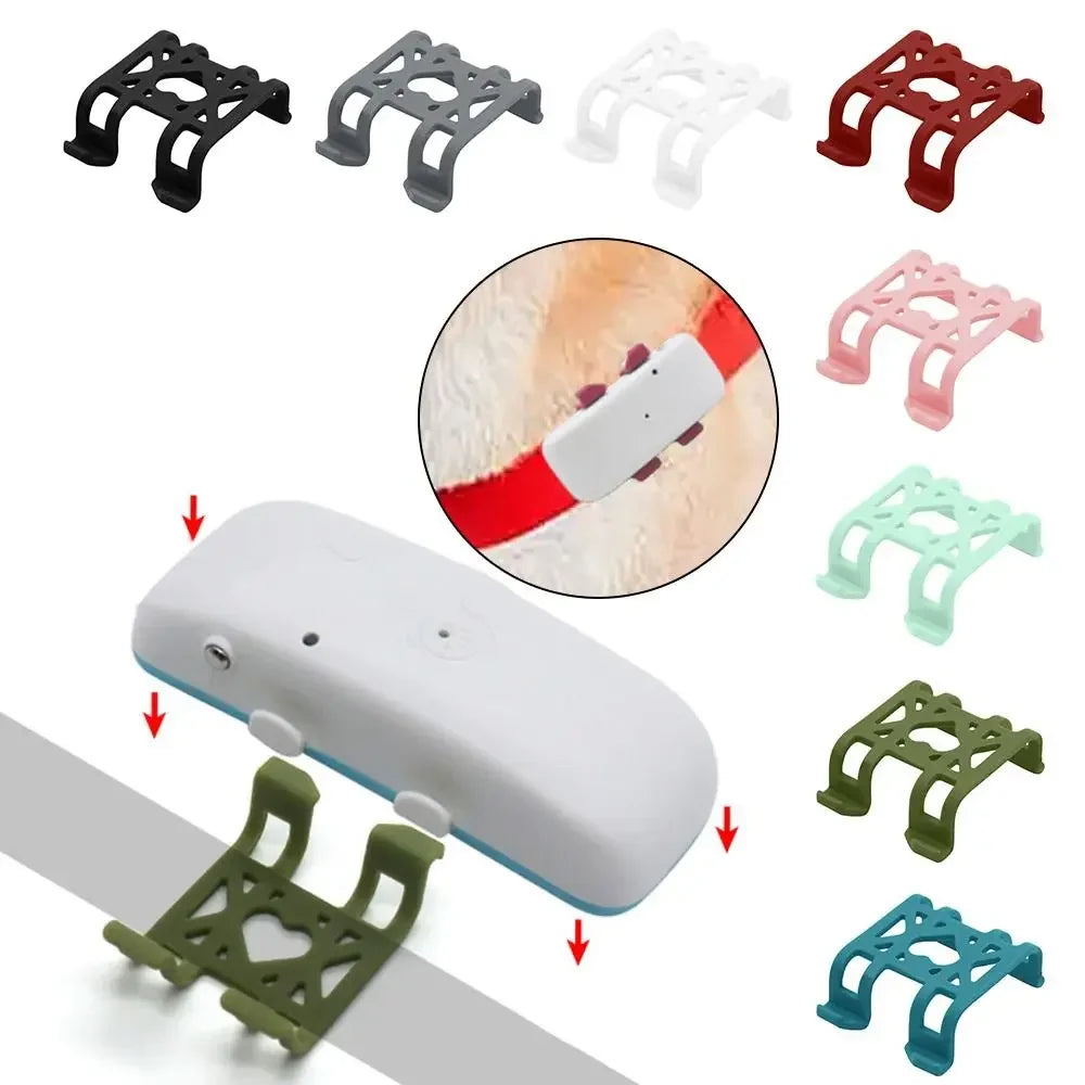 Silicone Fixing Clip & Anti-Slip Collar Accessory for TK911SA Pet GPS Tracker