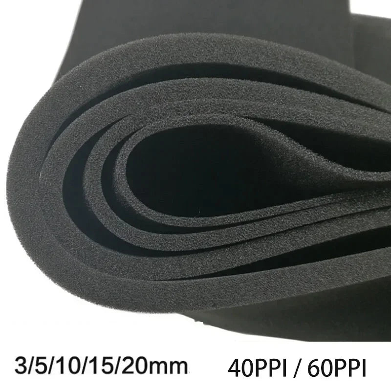 Aquarium Polyurethane Filter Sponge (Biochemical Cotton, Reusable, Cut-to-Size)