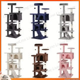 55-Inch Cat Tree Activity Center with Condo