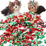Handmade Puppy Bows (10, 20 or 30 Pack, Christmas Party)