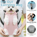 Breathable Mesh Pet Carrier Backpack (Double Shoulder, Adjustable Strap)