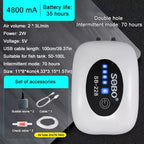 SOBO USB Rechargeable Aquarium Air Pump 600–4800mAh