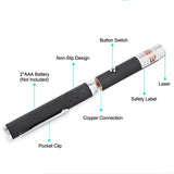 Cat Laser Pointer & LED Flashlight Toy (2-in-1 Interactive Toy)