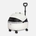 Luxury Water-Resistant Nylon Pet Stroller Travel Bag with Wheels for Cats & Dogs