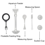 Acrylic Telescopic Aquarium Fish Feeder Tube (Transparent)