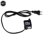 Compact Submersible Filter Pump (1.1M Cord, AC 220V, 3W, Fish Tank)