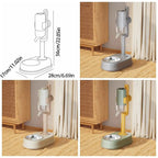 Vertical Dog Water Dispenser - No-Drip, Non-Slip, Stainless Steel