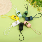 Candy Color Dog Poop Bag Dispenser Set (Portable, Hanging Rope)