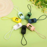 Candy Color Dog Poop Bag Dispenser Set (Portable, Hanging Rope)