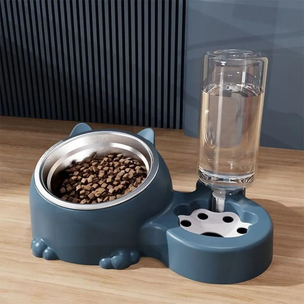 2-in-1 Auto Pet Feeder Bowl (Cage Hanging, Detachable, Large Capacity)