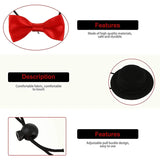 Guinea Pig Hat & Bowtie Costume Set — Small Pet Party Outfit
