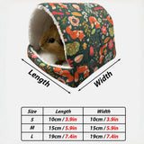 Triangular Hanging Pet Nest — Warm Plush Bed for Small Animals