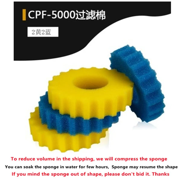 SUNSUN GRECH CPF Replacement Pond Filter Sponge Pads