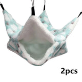 Cozy Fleece Hideout Hammock for Hamsters, Guinea Pigs & Sugar Gliders