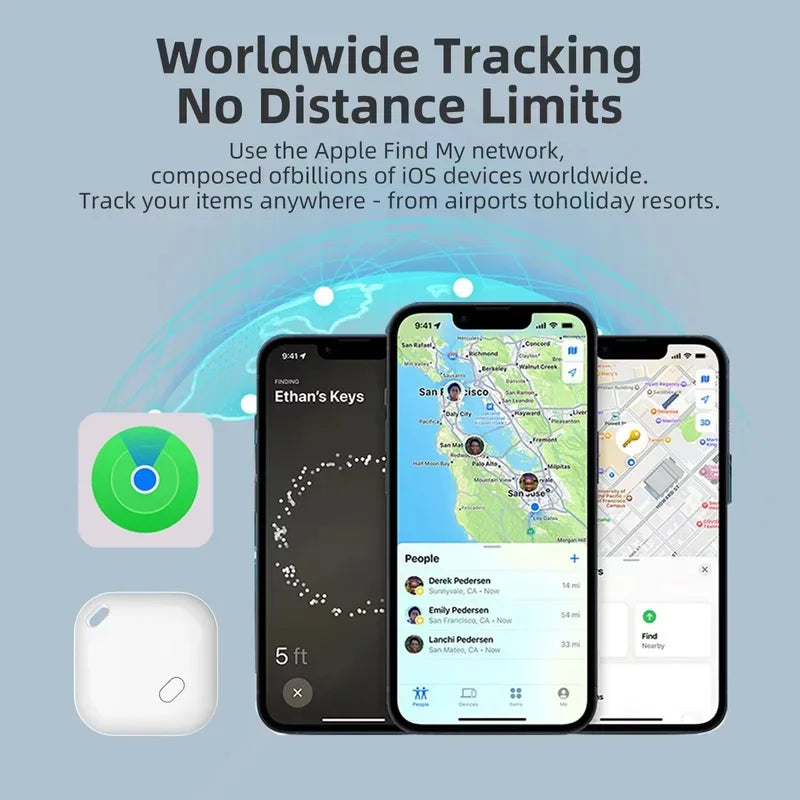 Apple Find My iTag Bluetooth Tracker for Kids, Pets & Cars