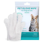 No-Rinse Pet Bathing Gloves — Tea Tree & Aloe Formula for Dogs & Cats (6-Pack)