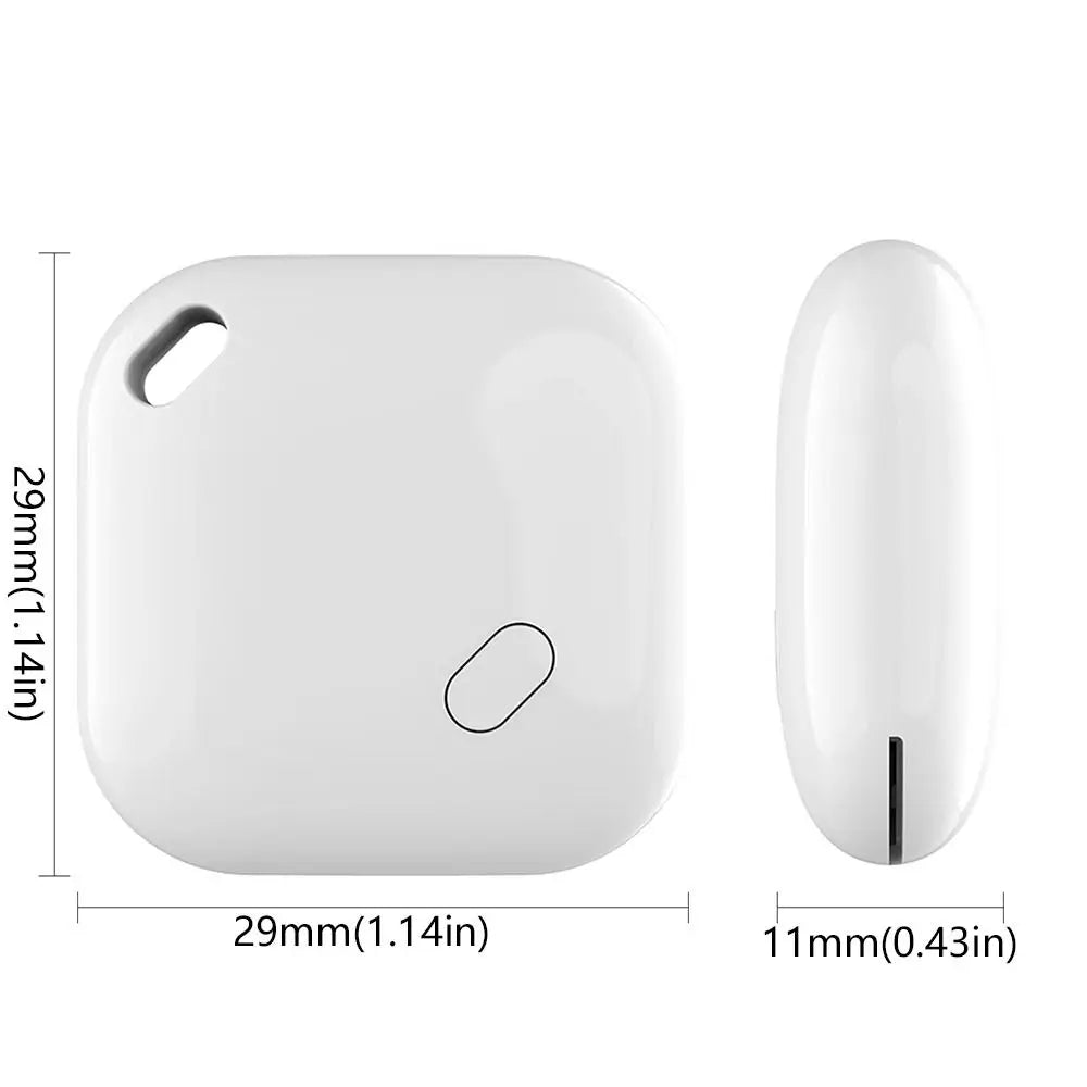 Wireless Smart Mini Tag Tracker for Pets - Find My App with Message Reminders