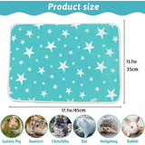 Washable Pee Pad for Small Pets — 3-Layer Absorbent Cage Liner