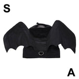 Black Bat Wings Harness Costume for Pets (Party Cosplay)