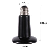 Ceramic Infrared Basking Heat Bulb — No-Light Emitter, E27, 25W–200W, 220V