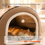 Cozy Pet Nest Bed for Dogs & Cats