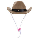 Cat Cowboy Hat (Pet Costume Party Accessory)