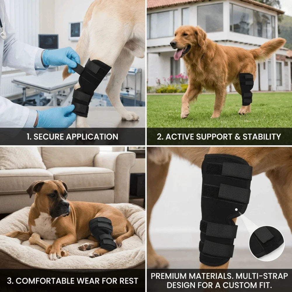 Dog Leg Recovery Sleeve (Breathable Texture, Flexible, Surgery Protection)