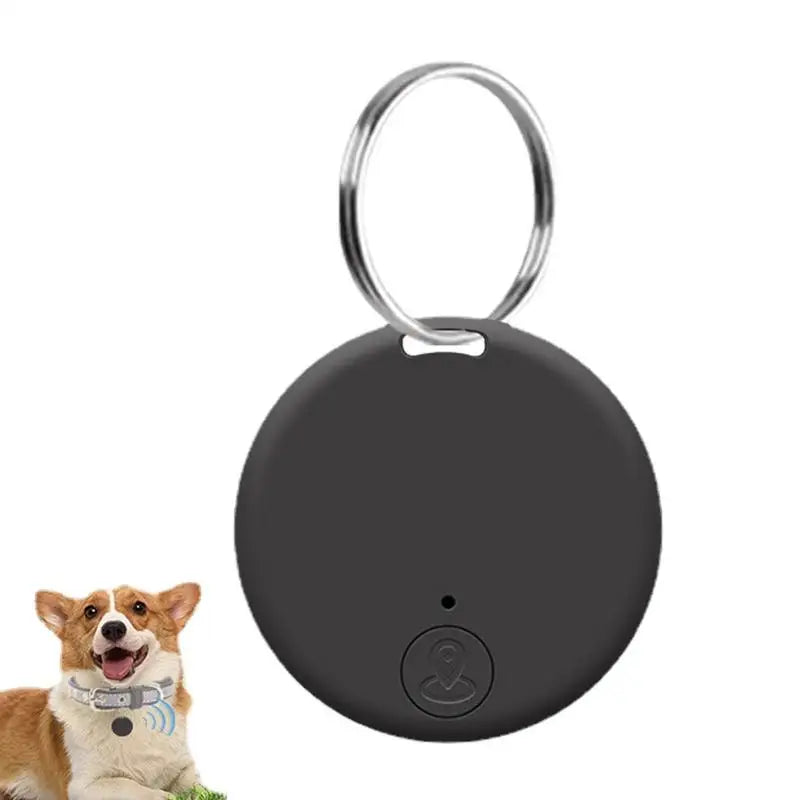 Round Mini GPS Tracker for Pets, Cars & Wallets - Anti-Loss Key Finder