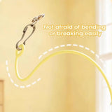 Feather Teaser Pole with Bells & Treat Dispenser — Indoor Cat Exercise Toy