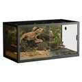 120 Gallon Front-Opening Glass Reptile Terrarium — For Bearded Dragons & Snakes