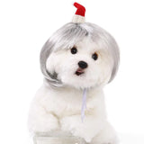 Spoof Wig for Dogs & Cats (Pet Christmas Costume Accessory)