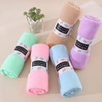 Cotton Pet Towel — Soft Absorbent Bath & Face Towel for Dogs & Cats