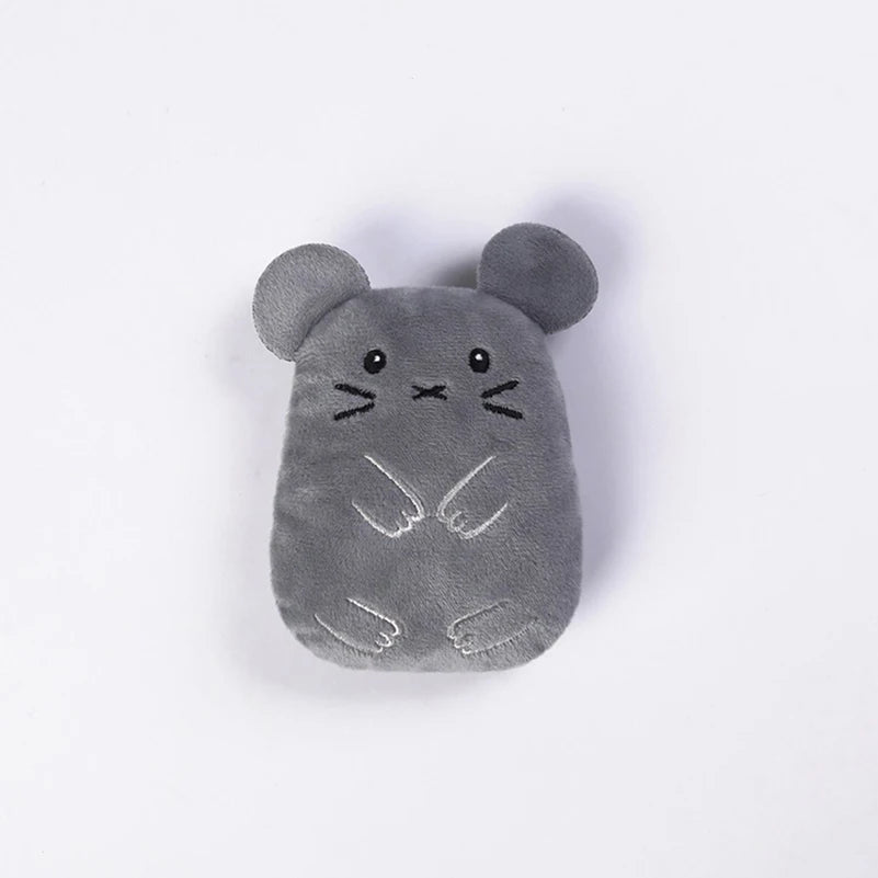 Cartoon Animal Plush Cat Chew Toy — Bite-Resistant Teething Relief
