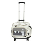 Pet Trolley Carrier Suitcase (Portable, Up to 22 lbs, Cat & Small Dog)
