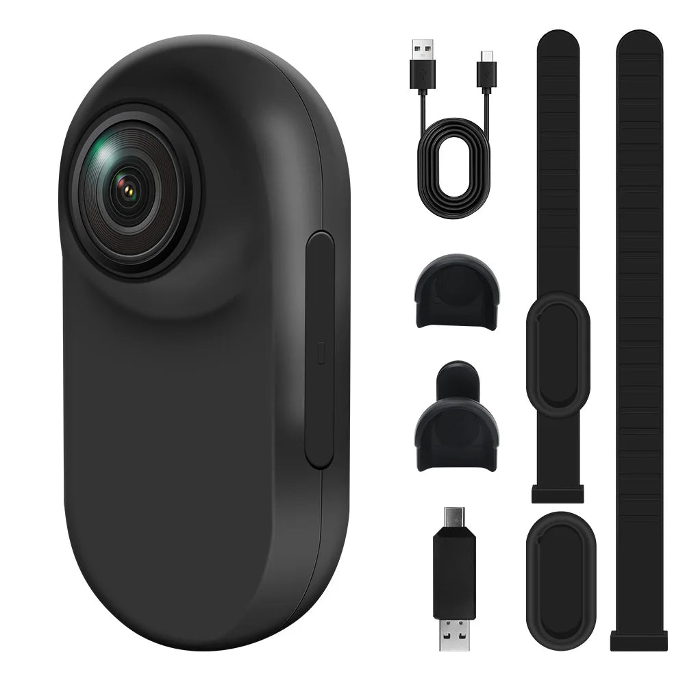 HD 1080P Wireless Pet Collar Camera with Magnetic Mount - No WiFi for Cats & Dogs