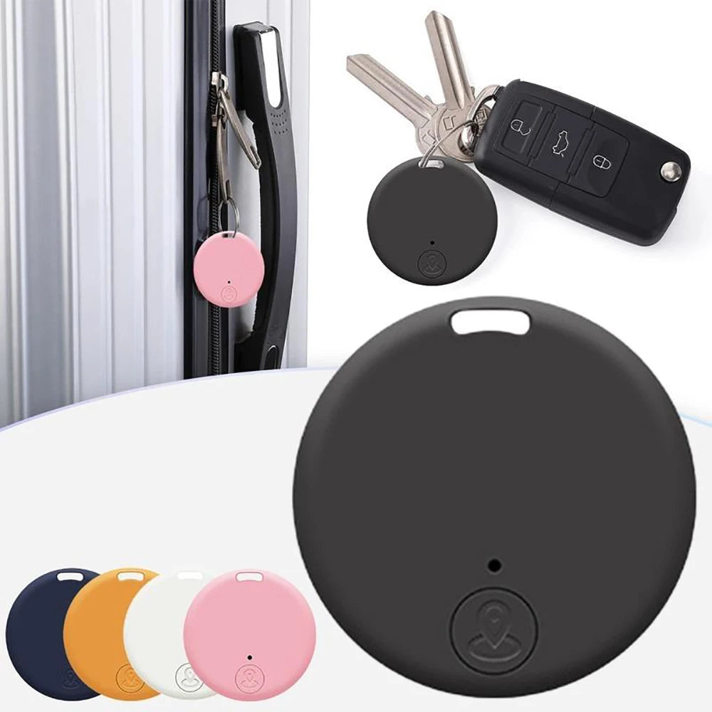 Round Mini Bluetooth 5.0 GPS Smart Tracker for Pets, Kids & Wallets