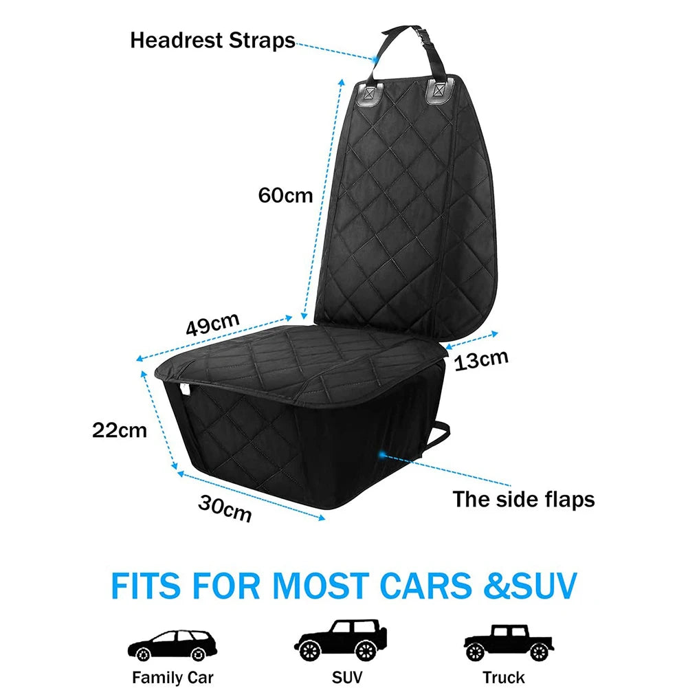 Waterproof Dog Car Seat Cover (Non-Slip, Universal Fit, Eco-Friendly)
