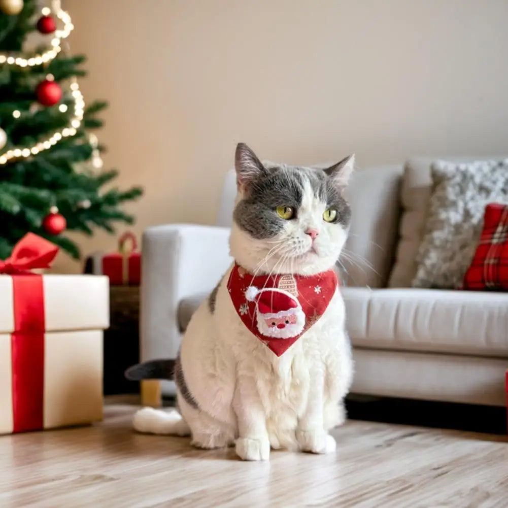 Christmas Pet Bandana Scarf