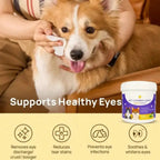 Gentle Multi-Purpose Pet Wipes — Eye, Face & Tooth Cleaning, 120-Count
