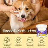 Gentle Multi-Purpose Pet Wipes — Eye, Face & Tooth Cleaning, 120-Count