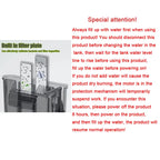 Wall-Mounted 3-in-1 Aquarium Waterfall Filter Pump (110V/220V)