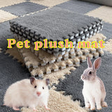 Fleece Cage Liner Squares — Spliceable Mats for Guinea Pigs & Rabbits