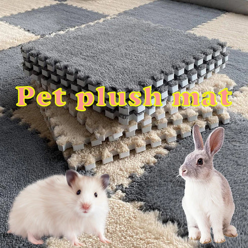 Fleece Cage Liner Squares — Spliceable Mats for Guinea Pigs & Rabbits