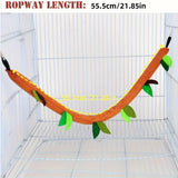 5-Piece Round Swing Hammock Set — Plush Nests for Hamsters & Rats
