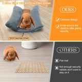 Rabbit Cuddle Bed — Plush Cushioned Lounger for Small Pets