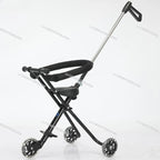 Reclining Ride-On Pet & Baby Stroller — One-Click Folding Lightweight Outdoor Travel Pushchair