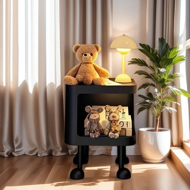 Cream-Style Pet Bedside Table & Kennel for Small Pets