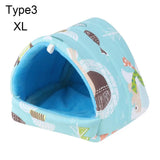 Cozy Small Pet Sleeping Bed — Warm Flannel Nest for Hamsters & Rabbits