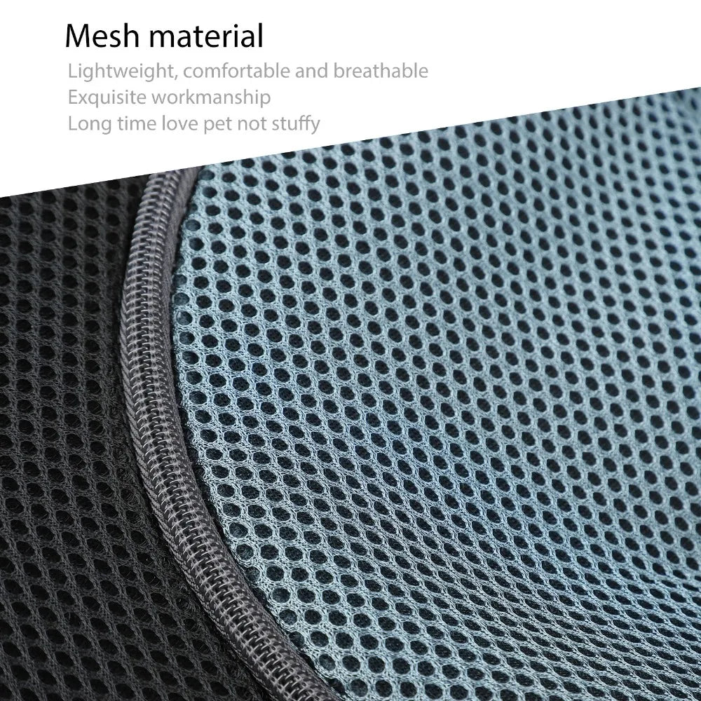 Breathable Mesh Pet Sling Carrier (Single Shoulder, Large Capacity)