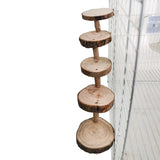 Wooden Climbing Ladder — Cage Perch for Small Pets & Birds